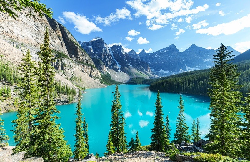 Banff Moraine lake