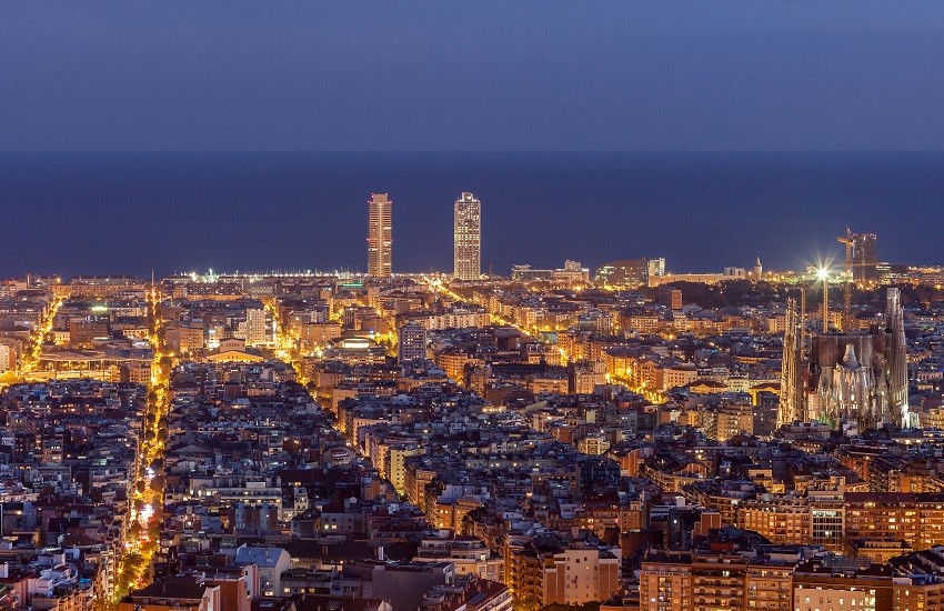 Barcelona skyline