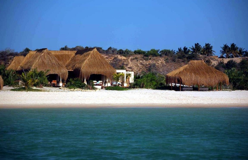 Beach With Huts