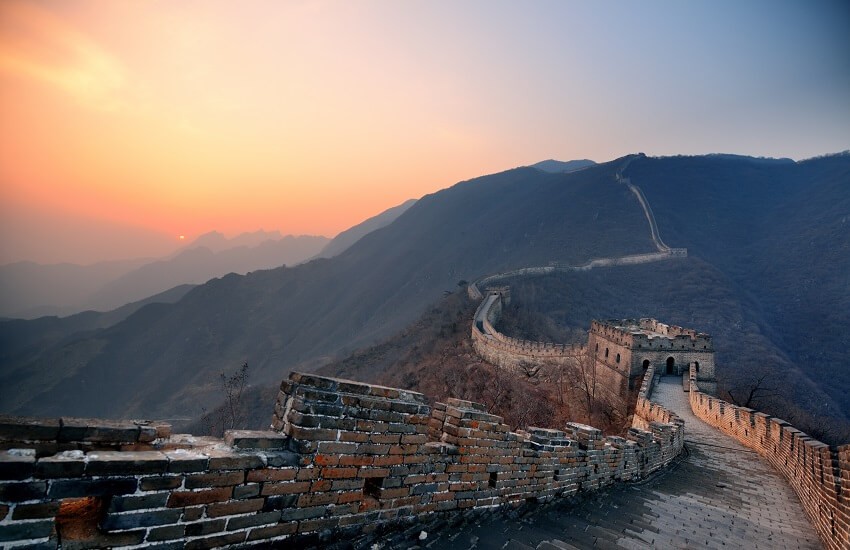 Great Wall sunset