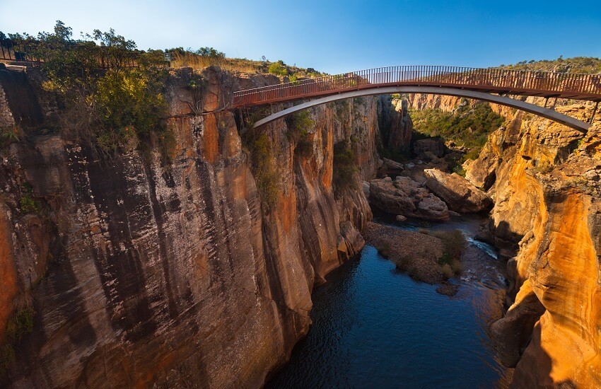 Bourke's Luck Potholes bridge