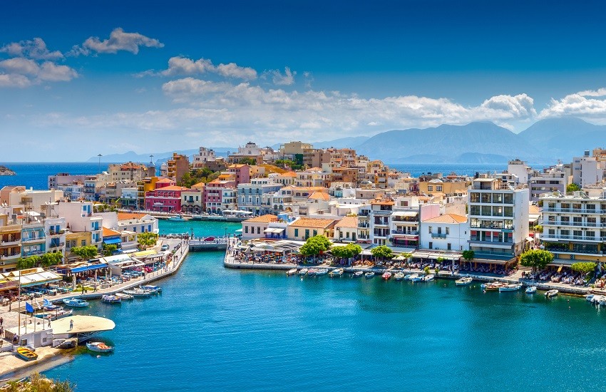 Crete Agios Nikolaos Harbour