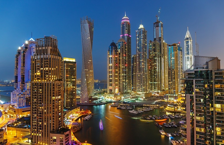 Dubai Marina at Dusk