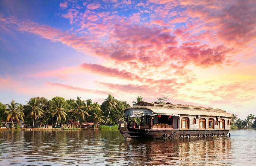 House boat in backwaters