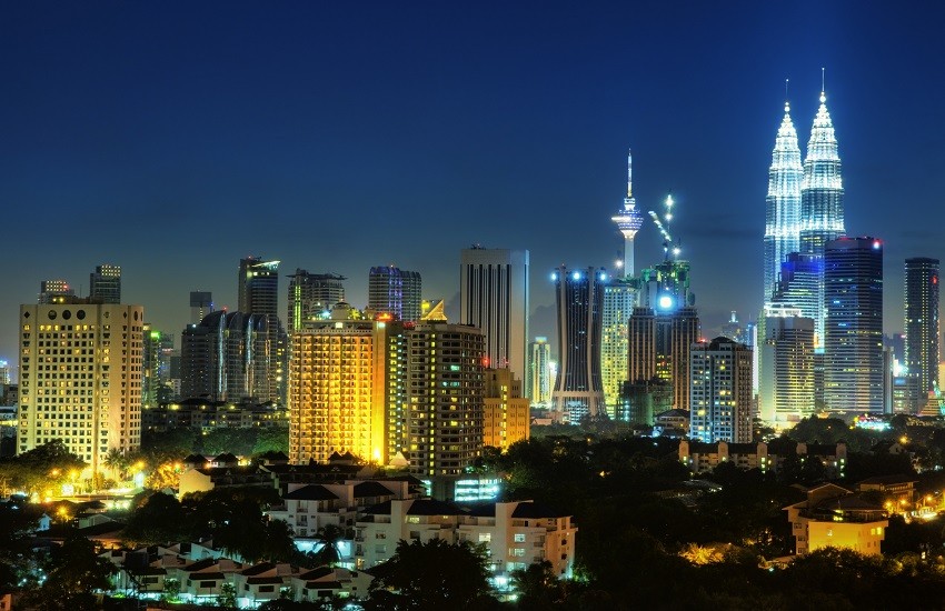 Kuala Lumper Night Skyline