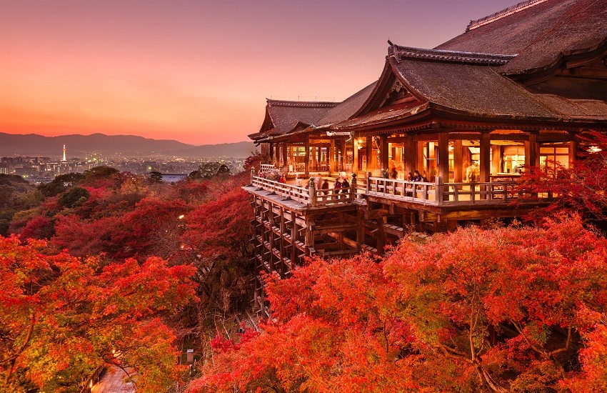 Kiyomizu Temple of Kyoto, Japan