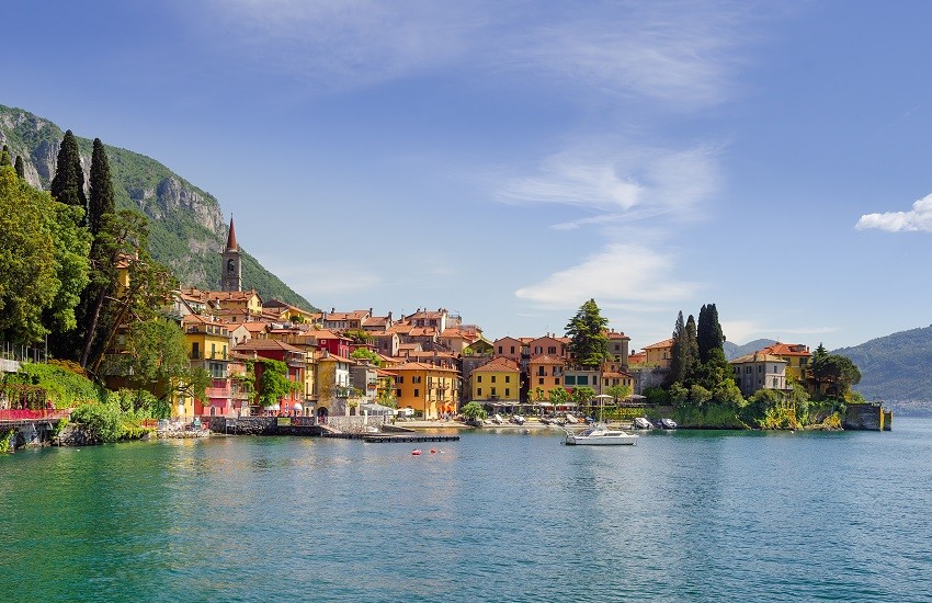 Varenna seen from Lake Como