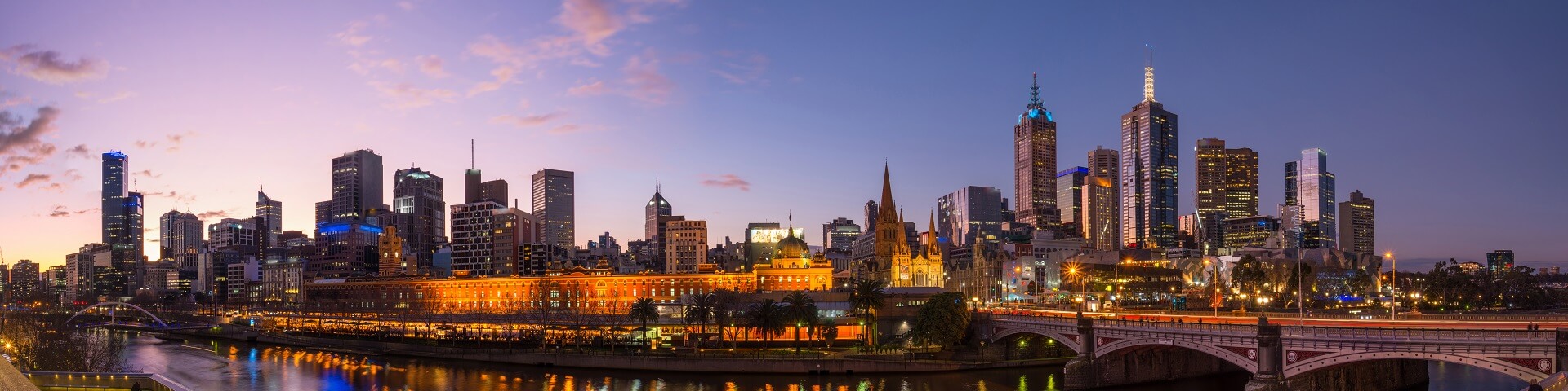 Melbourne Skyline Banner