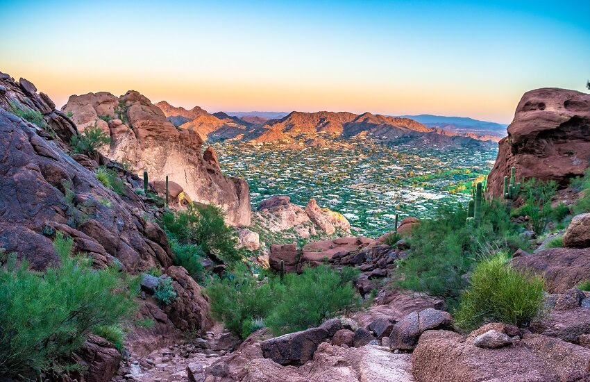 Camelback Mountain in Phoenix,