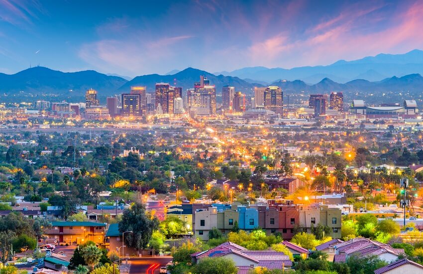 Phoenix, Arizona, USA Cityscape