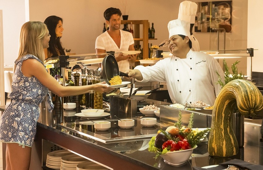 Restaurant Buffet Area