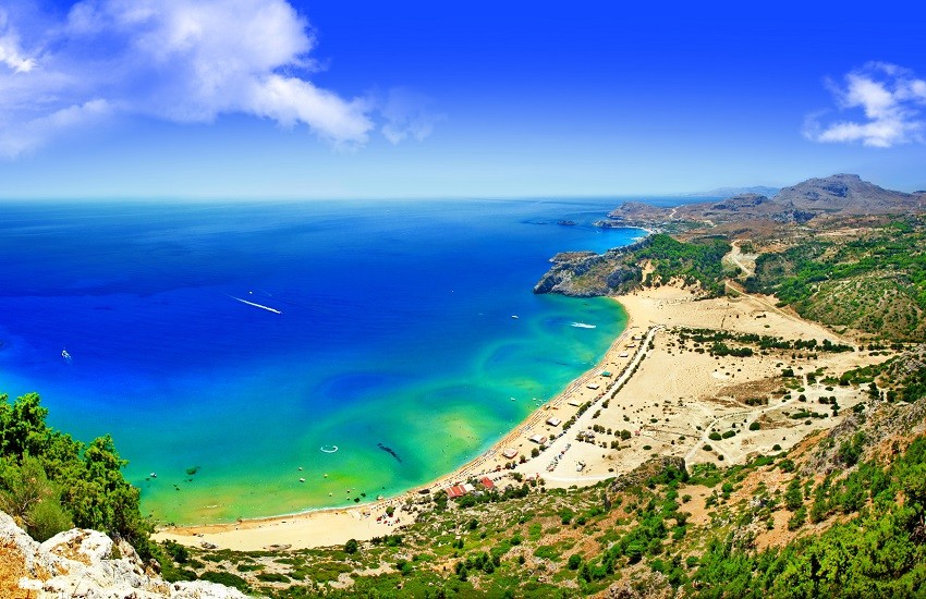 Rhodes Tsambika Beach
