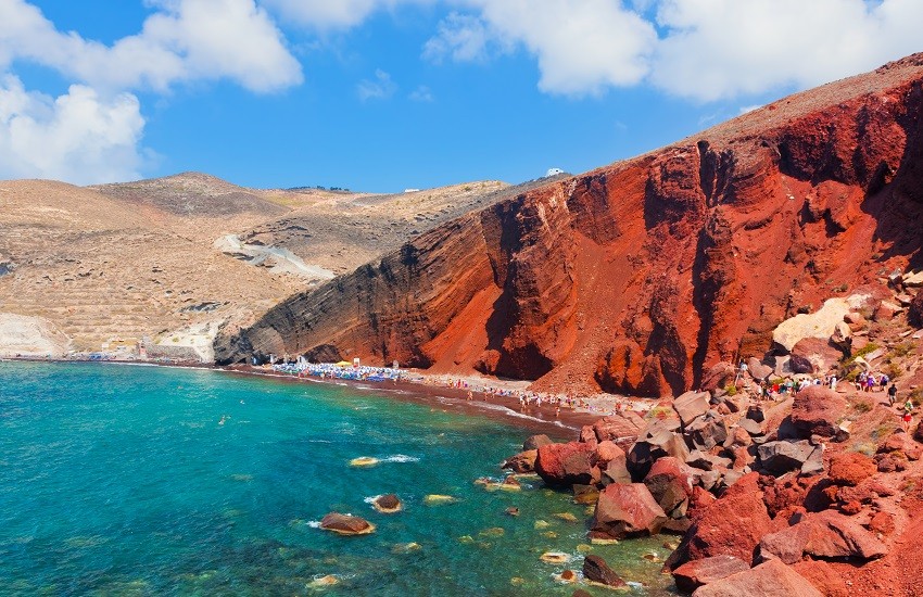 Santorini Red Beach