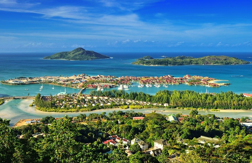 Seychelles Harbour Sky View