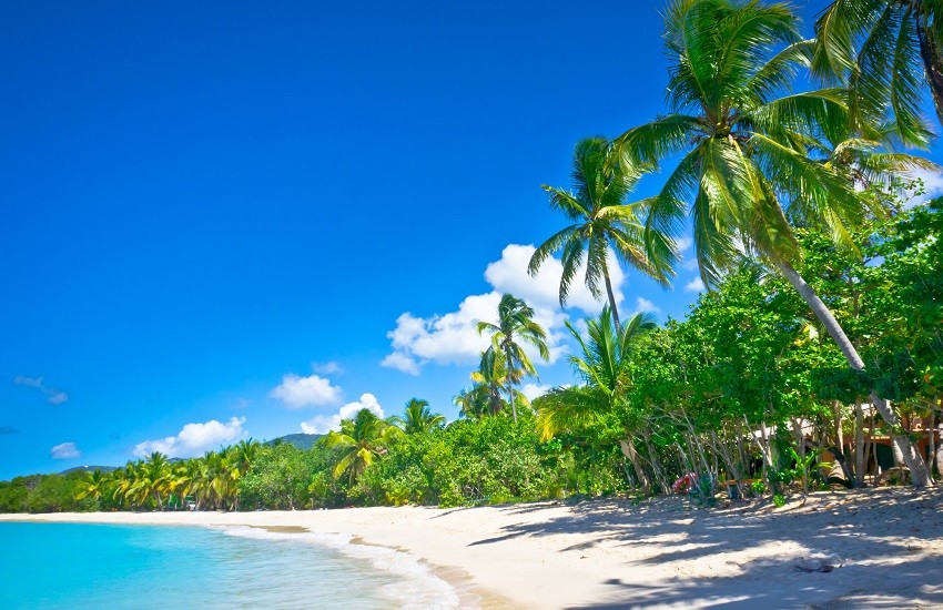 Beach in Saint Lucia