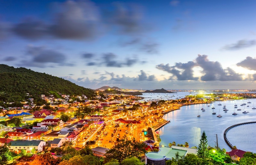 Marigot St. Martin Skyline