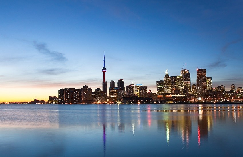 Toronto Skyline at Sunset