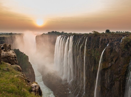 Victoria Falls Sunset