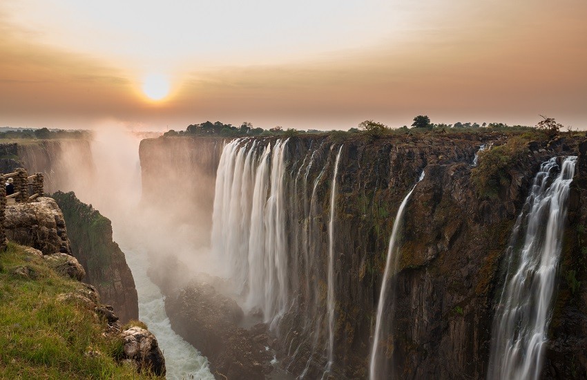 Victoria Falls sunset