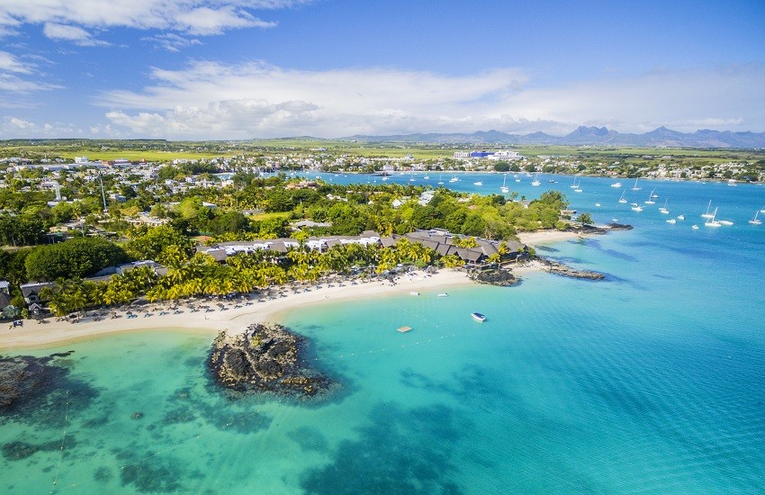Merville Beach in Grand Baie